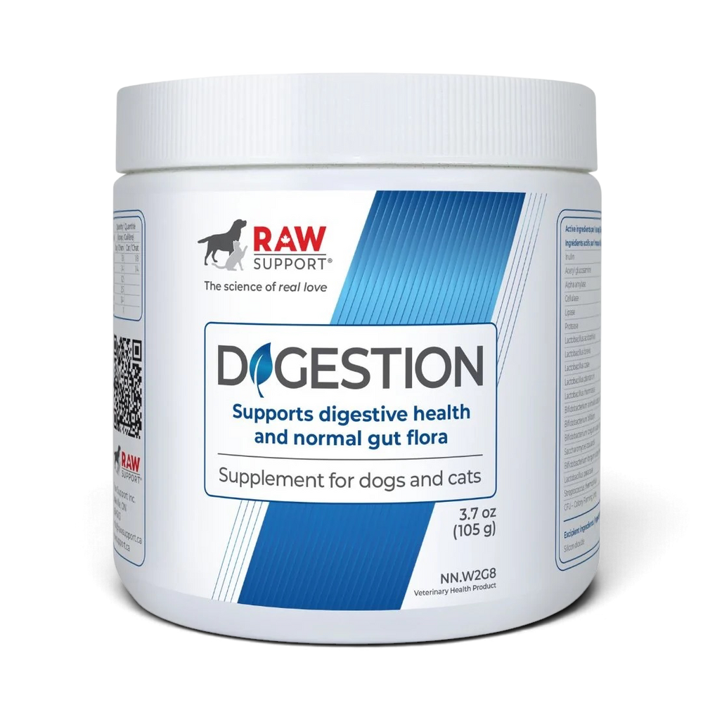 RAW Support Digestion — Probiotic, Prebiotic & Enzyme Powder for Dogs & Cats | 105g