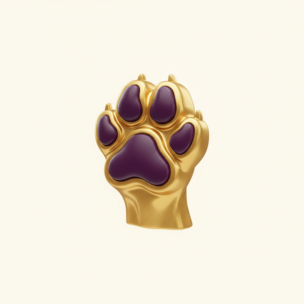 Premium Raised Paw Icon