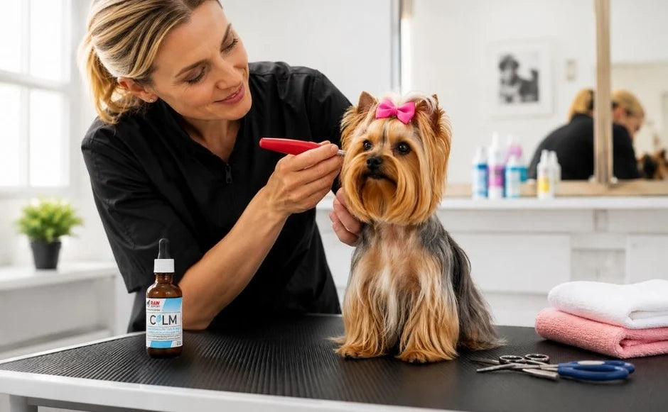 RAW Support Calm herbal calming supplement for dogs and cats — shop natural dog anxiety relief at Veltor Pets Canada